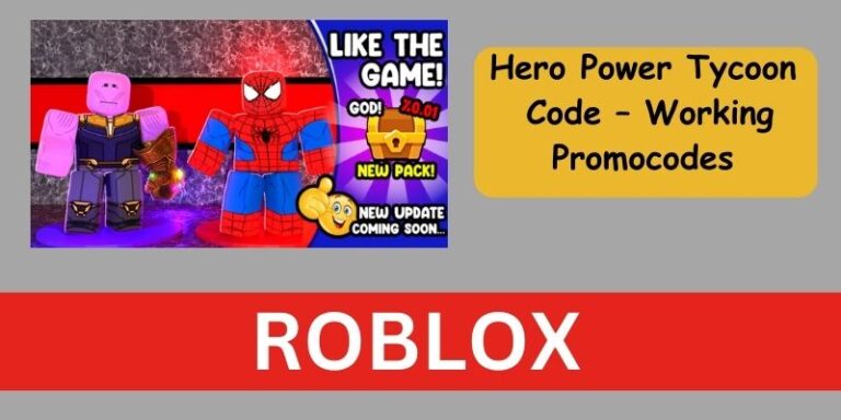 Hero Power Tycoon Codes –𝐒𝐞𝐩𝐭 𝟐𝟎𝟐𝟒